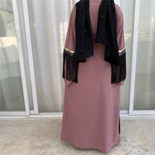 Load image into Gallery viewer, Dusty Rose Abaya