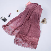 Load image into Gallery viewer, Cotton Lace Hijabs