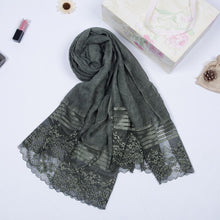 Load image into Gallery viewer, Cotton Lace Hijabs